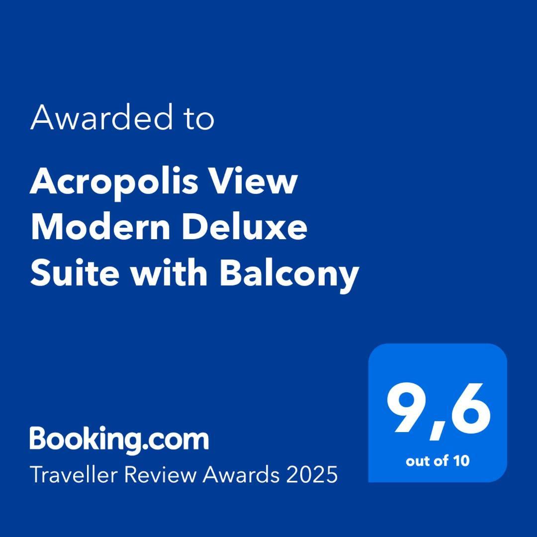 Acropolis View Modern Deluxe Suite With Balcony Athènes Extérieur photo